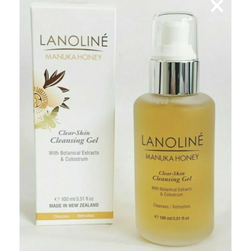 NIB Lanoliné Manuka Honey Clear-Skin Cleansing Gel 100ml/3.5oz